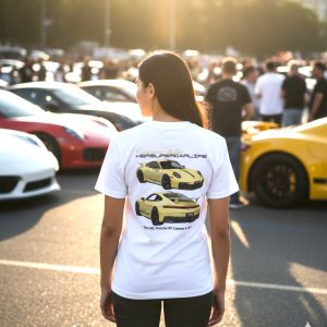 The HSL Cartagena Yellow Porsche 911 Carrera 4 GTS Unisex Tee